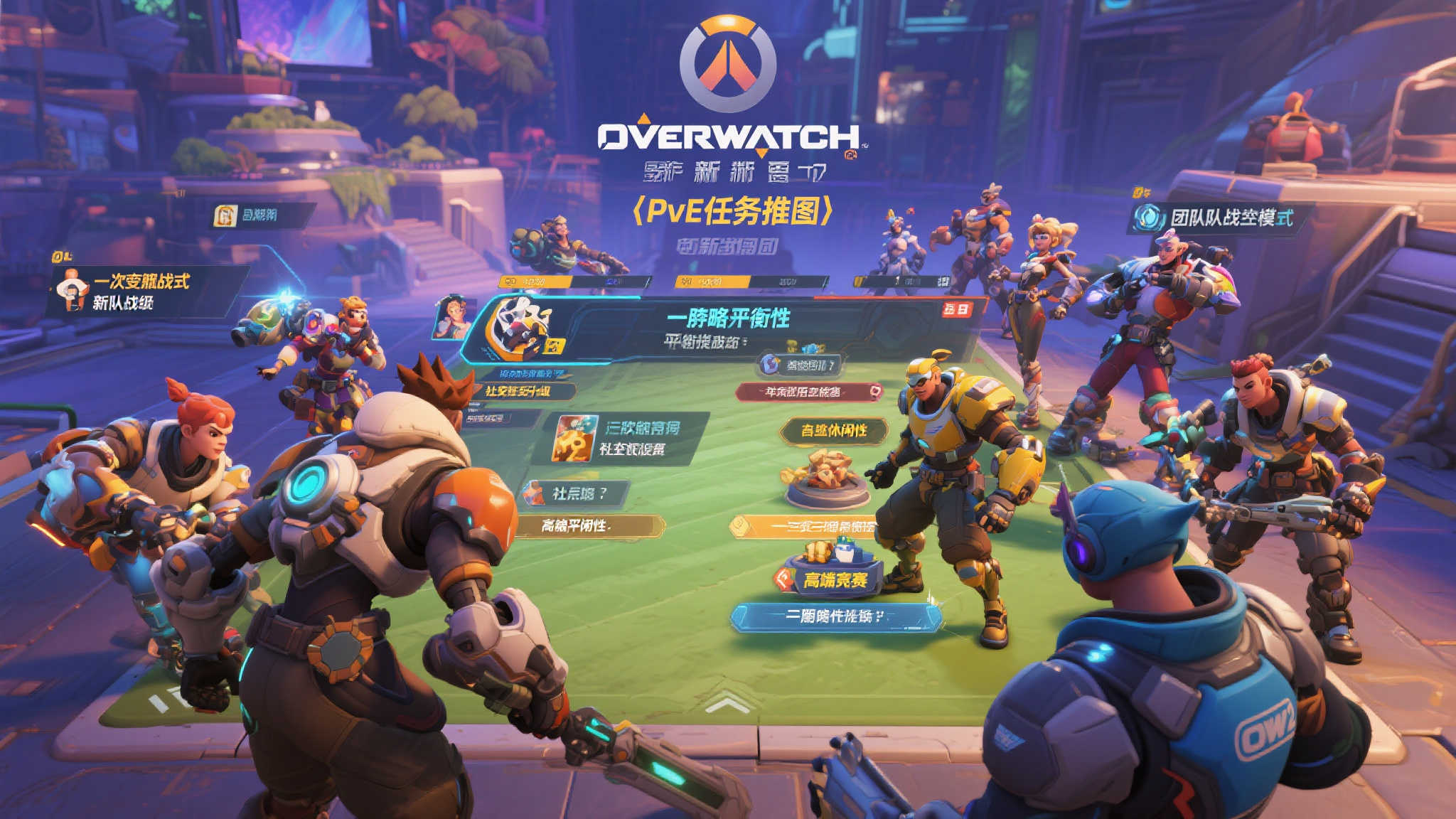 《OW2》新模式火爆上线!全球玩家首周畅玩超780万小时 早期的《Overwatch》,以团队战术